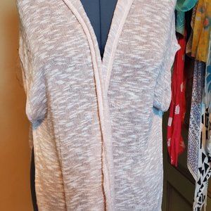 Baby Pink Hooded Sweater Vest